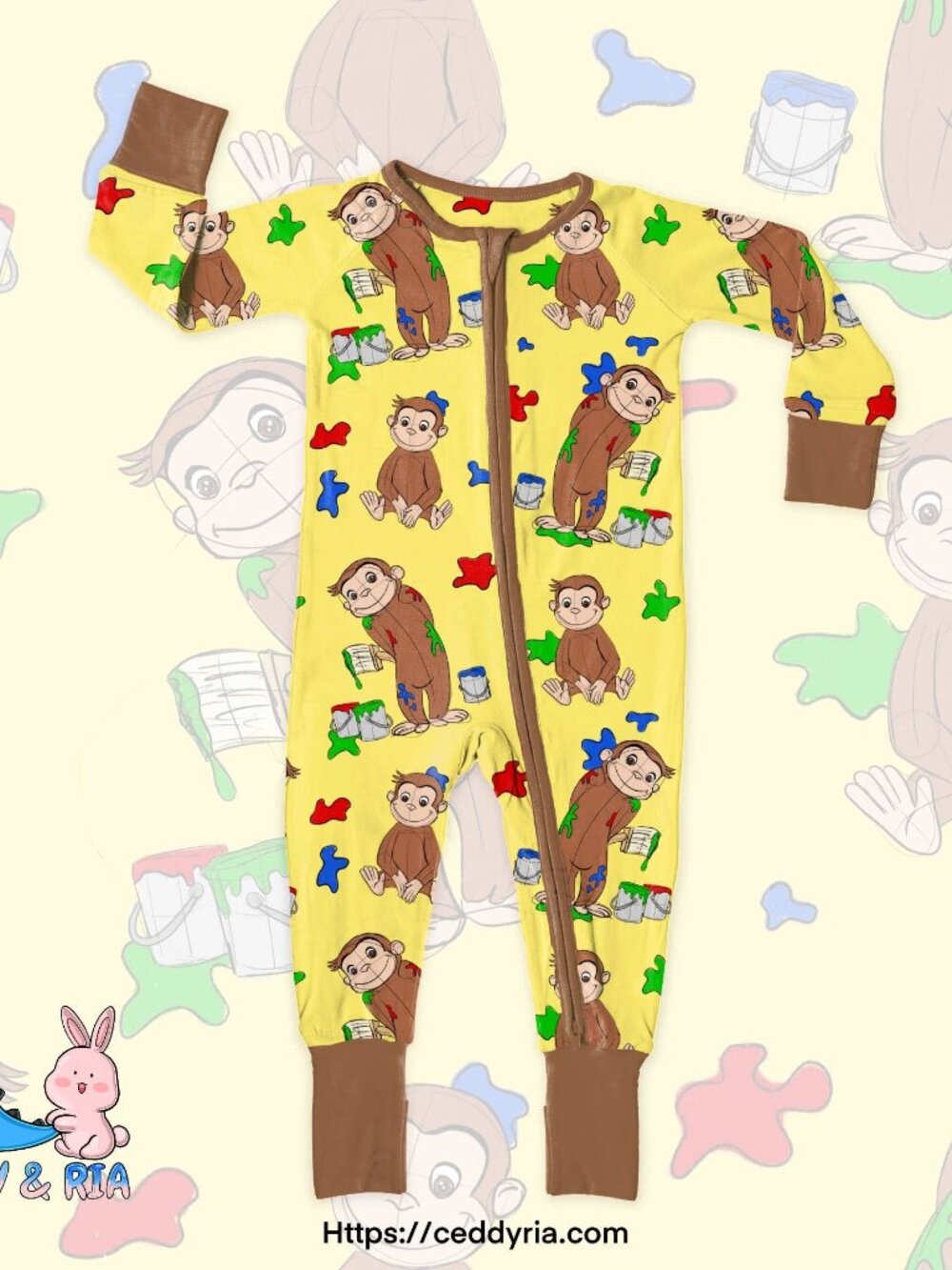 George Bamboo Zippy Convertible Romper 